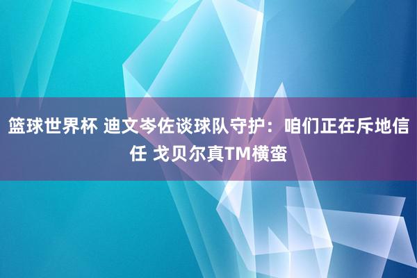 篮球世界杯 迪文岑佐谈球队守护：咱们正在斥地信任 戈贝尔真TM横蛮