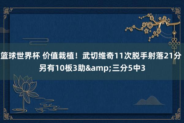 篮球世界杯 价值栽植！武切维奇11次脱手射落21分 另有10板3助&三分5中3